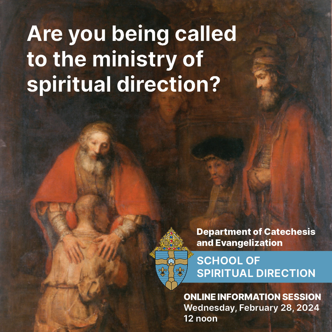 School Of Spiritual Direction - Catechesis And Evangelization - Diocese ...